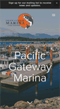 Mobile Screenshot of pacificgatewaymarina.ca